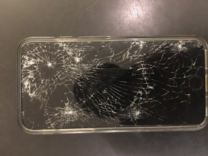 front of my phone completely shattered