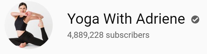 Yoga With Adriene's youtube logo 